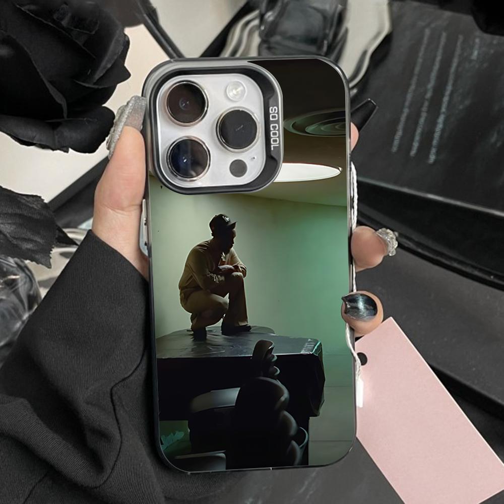 

K-KendrickS L-Lamar GNX Phone Case For iPhone 16,15,14,13,12,11,Pro,Max,Plus,Mini,XS,SE Anti Fall Black Matte Hard Bumper iPhone16e