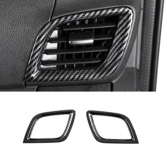 Carbon Fiber Side Air Outlet Vent Cover Trim For Isuzu D-Max Dmax 2021 2022