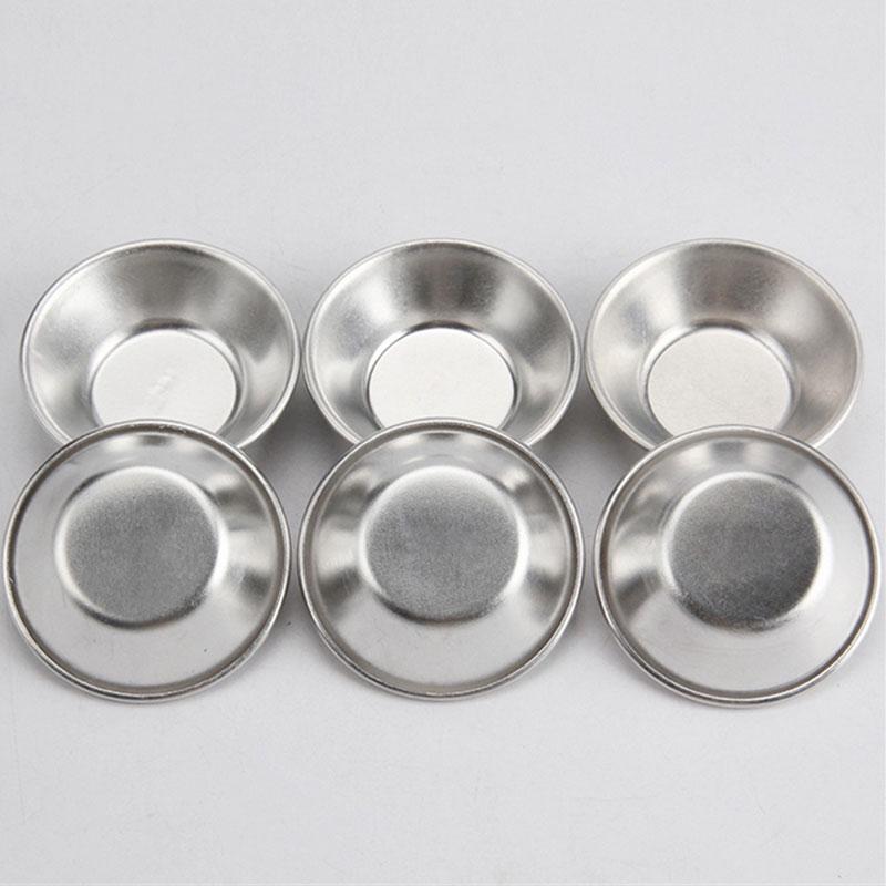 Reusable Aluminum Alloy Egg Tart Mold Baking Accessories Cookie Pudding Mould Mooncake Mini Pie Muffin Cake Cookie Cups Mold