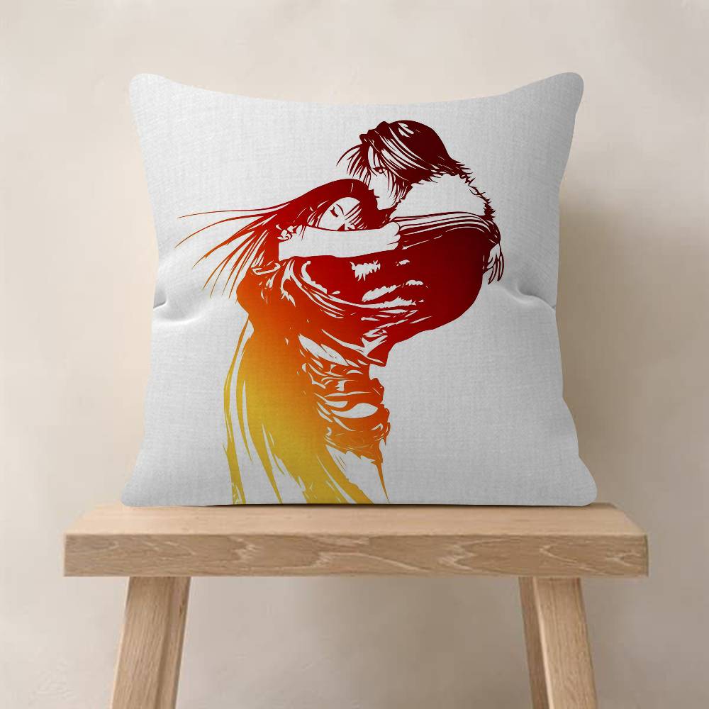 Pillow Gift Home Office Decoration Bedroom Sofa Car Cushion Cover Case 45X45 Game F-Final F-Fantasy X