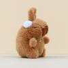 Movable Bunny Ears Capybara Plush Pendant Pull Rope Capybara Plushie Doll  Bag Hanging