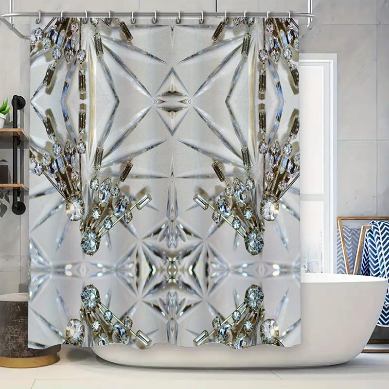 

Yellow Sunflower Printed Shower Curtain Bath Liner Home Decor Waterproof Bathroom Hanging Decoration W60H190(CM)-1 Pcs