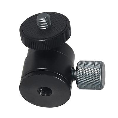 Mini Ball Head 1/4" Screw Mount 360 Swivel For Camera Camcorder Dv Led Light Bracket Tripod Action Camera Stand