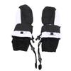 Ski Mittens with Wrist Guards Waterproofing Pocket Secure Fit Inner 5 Finger Snowboarding Mittens fo