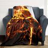 1pc Agatsuma Zenitsu Blanket, Gift, for Men and Women, Soft Blanket, Good for Sofa Bed Couch Travel, Lightweight Flannel Blanket