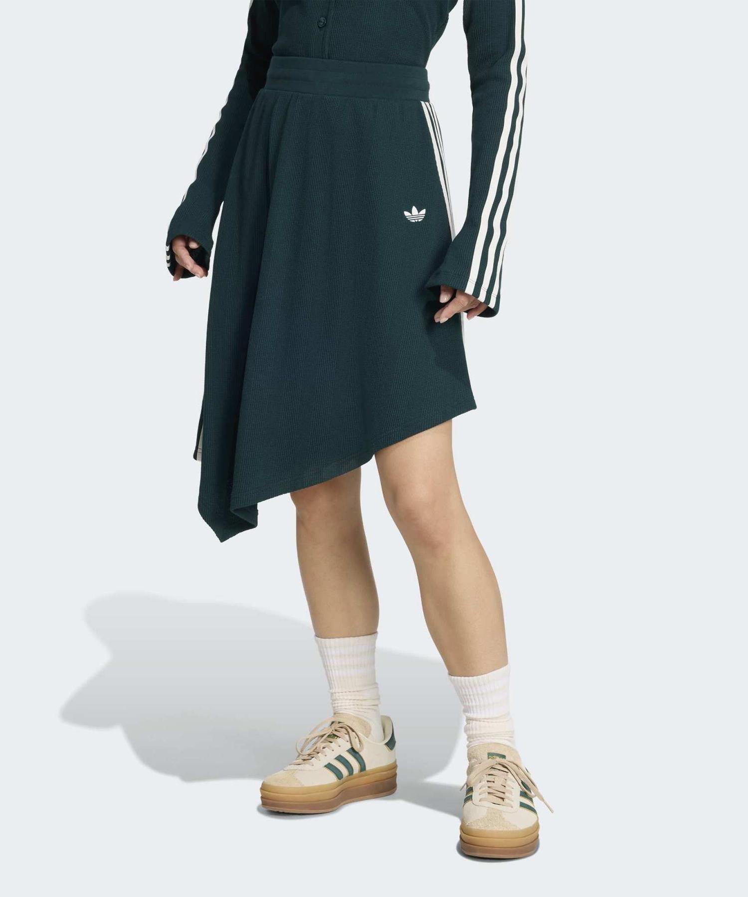 Adidas Waffle Asymmetrical Skirt - Green