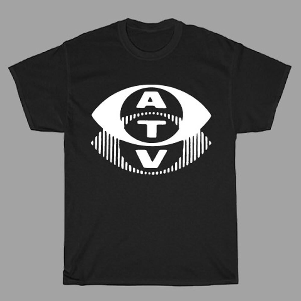 

ATV Television Company Men#039;s Black Size S to 3XL Unisex T-Shirt L
