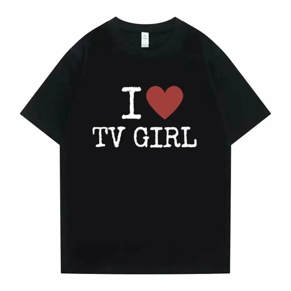 Cults TV Girl One Night Only Graphic Print Tshirt Vintage Tee Trend Unisex Women Oversized T Shirt Cotton Tops 2024 T-shirt Clothes