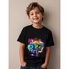 Funny Meme Number 67 Six Seven Print Men's Short Sleeves T-Shirt Loose Casual Summer Outdoor Street Men's and Women's Tees Tops