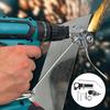 1/2Pcs Electric Clipper Sheet Metal Cutter Attachment Easy Control Cuts Quick Installation Anti-Clog Controlled Cutting Drill Tool