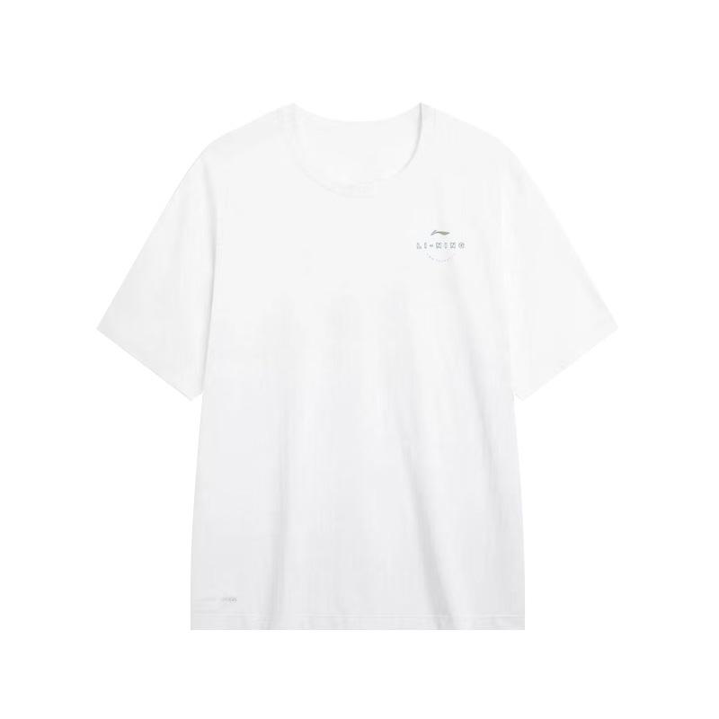 

Li-Ning Classic Minimalist Logo Letter Round Neck Cool Lightweight Outdoor Running Cycling Sports Casual Short Sleeve T-Shirt Unisex T-Shirt ATSK405-1 3XL