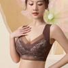Women Brassiere Plus Size Seamless Lace Mesh Breathable Breast Support Wide Shoulder Strap Padded No Constraint Lady Bra Inner Wear Clothes