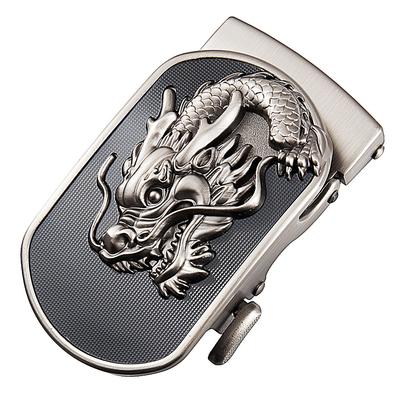Marken-Designer Tier Automatische Gürtelschnalle für 3,5cm Breite Ratschengürtel Drache Krokodil Pferd Schnalle Gürtel DIY Zubehör