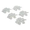 5 stücke Eisen Auf Patches Glänzend Niedlichen Einhorn Muster Strass Patches Hot Melt Adhesive Eisen Auf