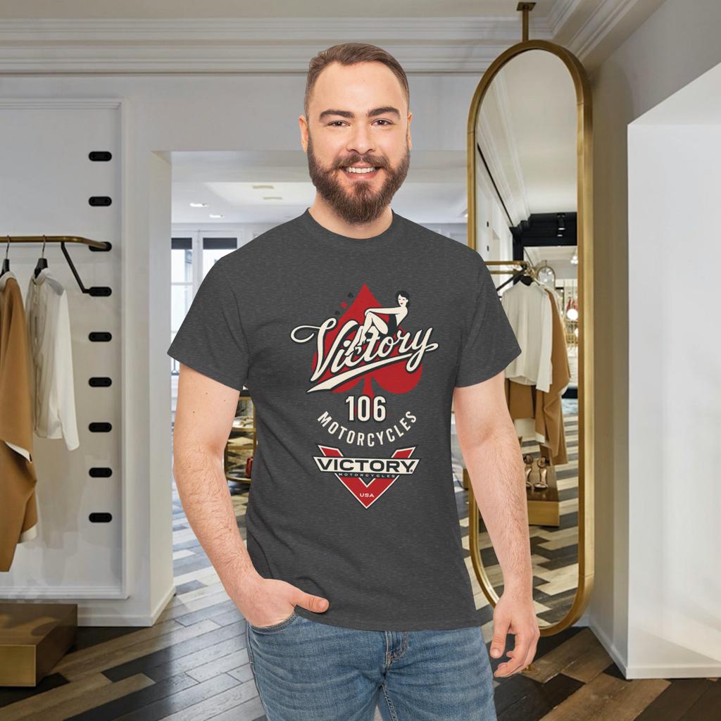 Vintage Motorcycle Ace Script T-Shirt Classic Biker Graphic Tee Unisex