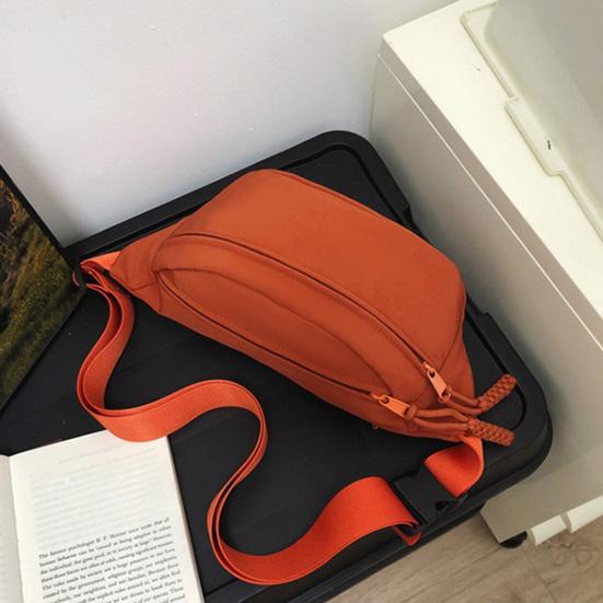 Crossbody Fanny Pack for Women Men Waist Bag Pack with Adjustable Strap Solid Color Belt Bag Pack for Daily Outings Travel