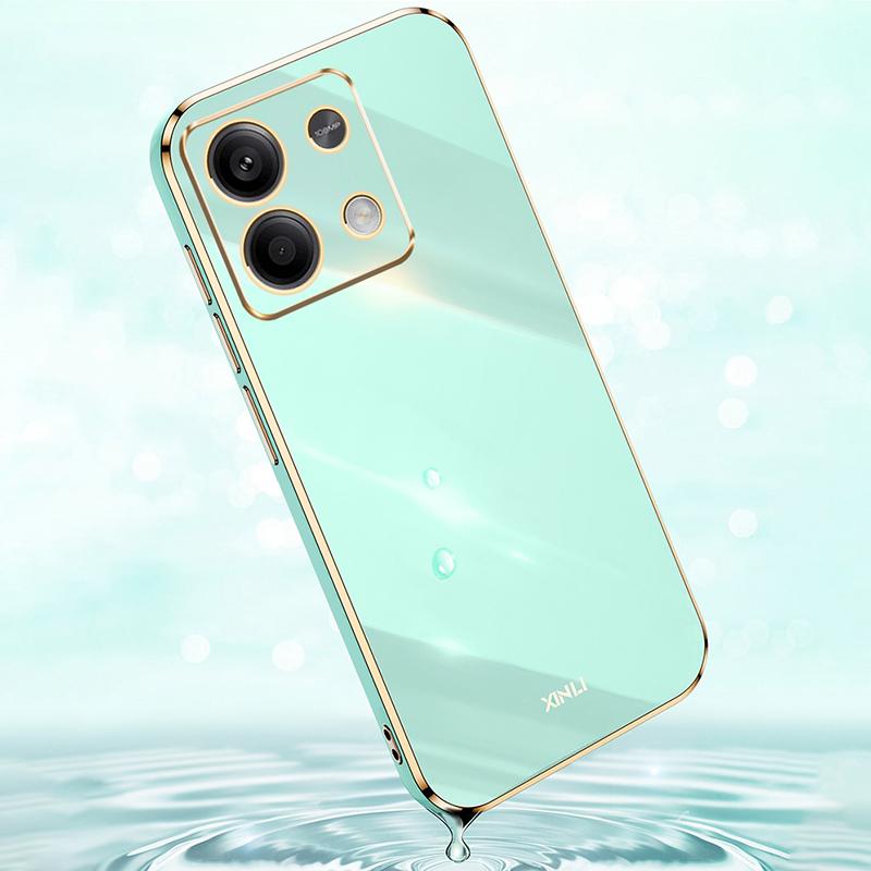 XINLI For Xiaomi Redmi Note 13 4G TPU Case Anti-scratch Electroplating Phone Cover