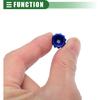 Motoforti Universal Tire Valve Stem Caps Valve Stem Covers for Car SUV Trucks Motorcycles,17mm, Aluminum Alloy, Blue, 4pcs