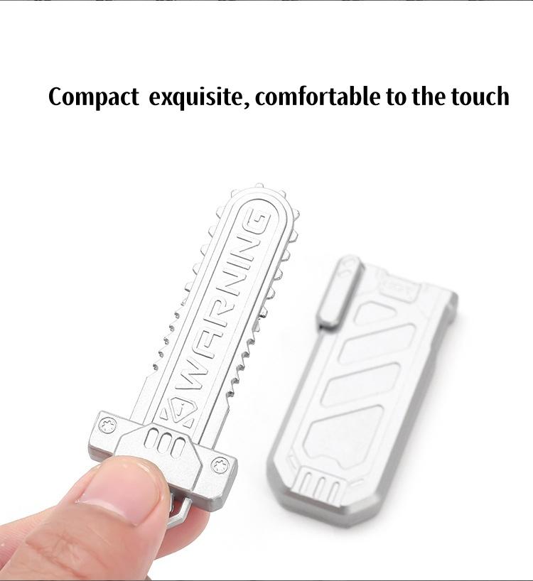 EDC Magnetic Ejection Sword Sheath Fidget Toy Metal Push Slider Portable Toy Stress Relief Anxiety Relax Gift For Adult  Office