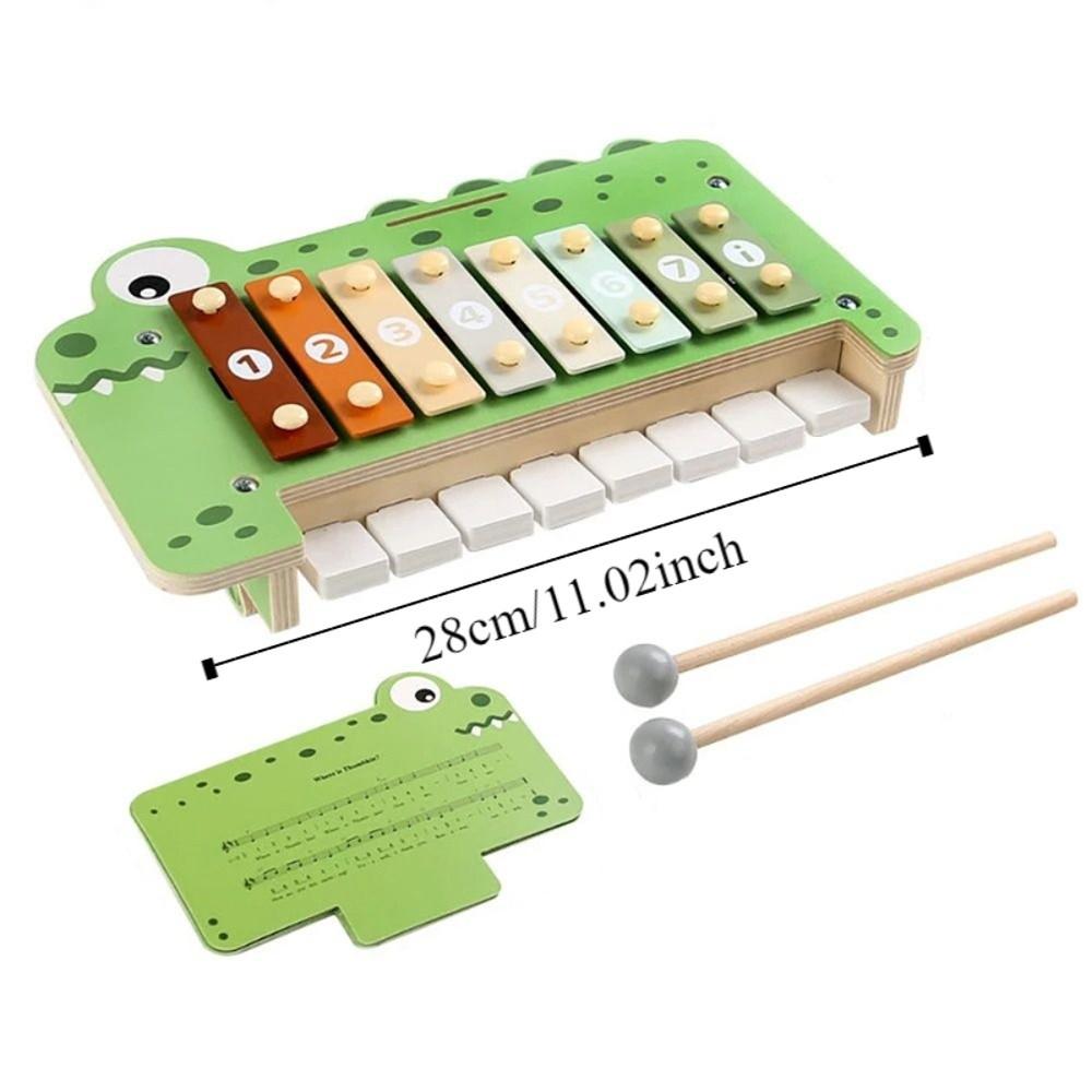 Musical Instruments Montessori Wooden Toys Percussion Xylophone Set for Toddlers Preschool Educational Gifts