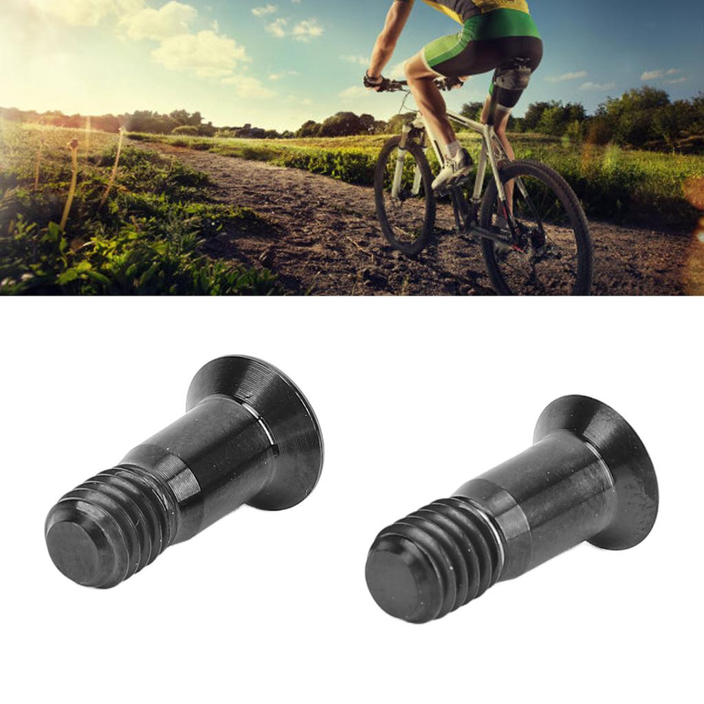 2 peças Parafuso de Câmbio Traseiro de Liga Parafuso de Câmbio Cabeça Chata Parafuso de Fixação de Roldana Guia de Ciclismo para Montagem