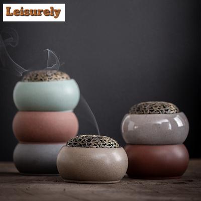 Perfekter Teller Räuchergefäß Haushalt Innenraum Aromatherapie Ofen Keramik Ai Zhu Moxa Stäbchen Räucherofen Antike Ornamente