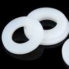60x Nylon Fitting Rings White Electronic Equipment Components Suitable For Diverse Applications In Various Fields