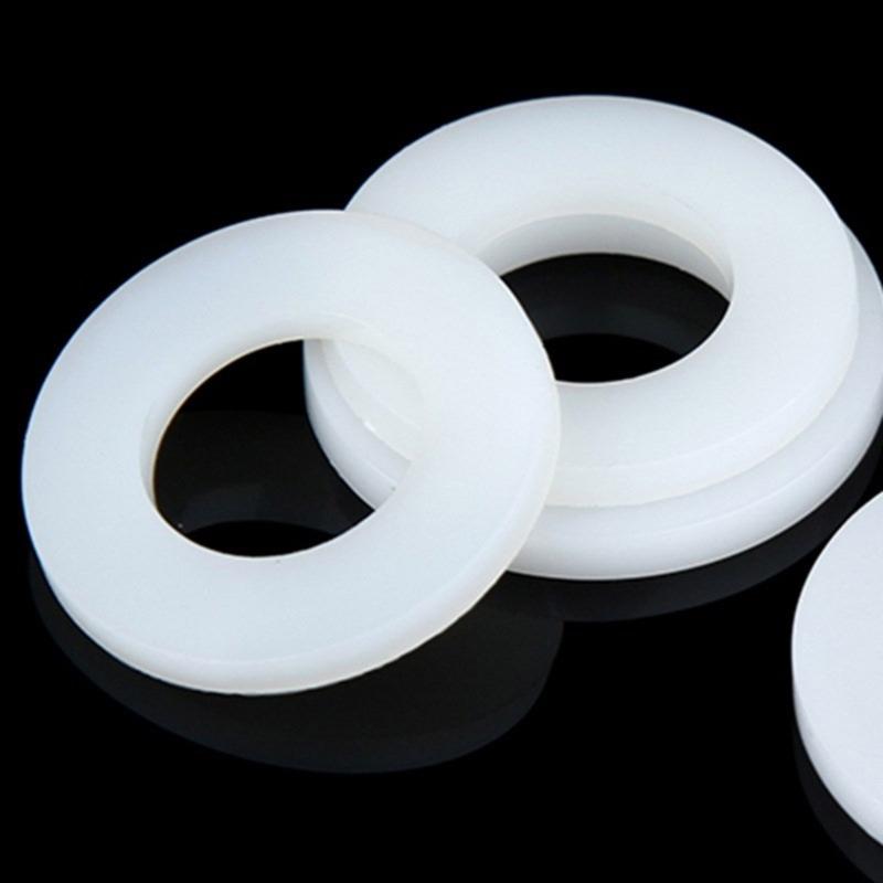 60x Nylon Fitting Rings White Electronic Equipment Components Suitable For Diverse Applications In Various Fields