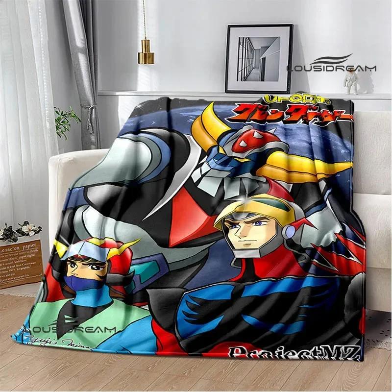UFO ROBO GRENDIZER GOLDORAK Printed Blankets Warm Flannel Blankets Soft and Comfortable Blanket Bed Linings Birthday Gift