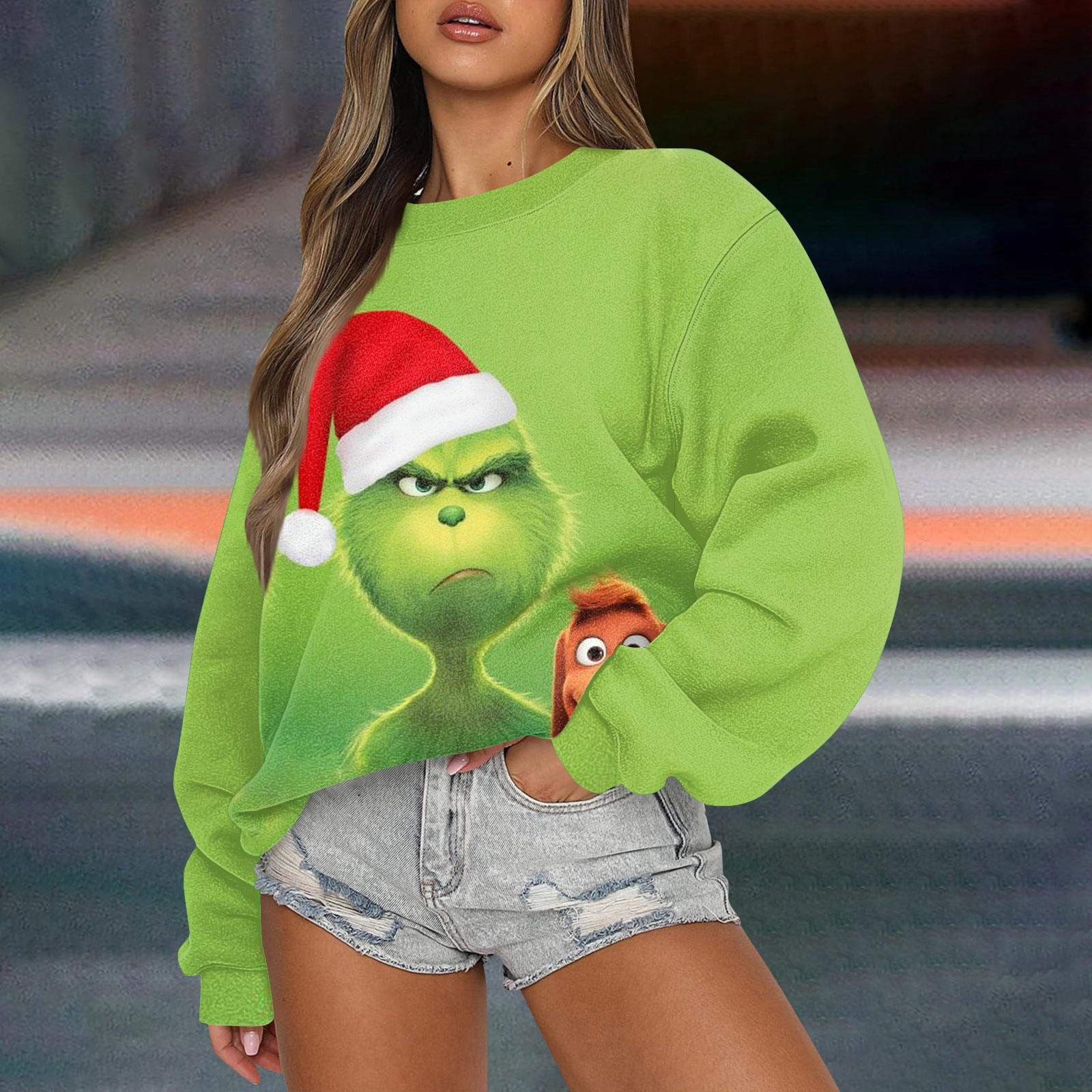 Женские осенне-зимние топы женская толстовка с длинными рукавами повседневные флисовые топы с круглым вырезом свободный крой половер L 1889₽