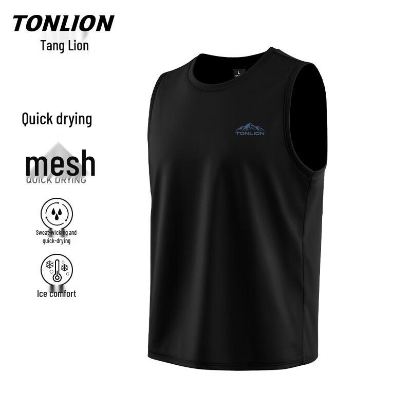 TonLion Men s Ice Silk Mesh Vest 4XL