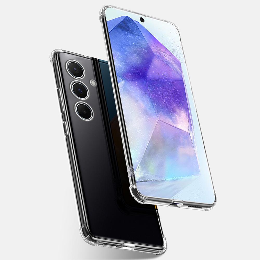 

Clear Silicone Shockproof Cover Coque For Samsung Galaxy A55 5G Case Lens Protection Protective Shell Samsang A35 A25 A15 A16 4G For Samsung A55 5G прозорий