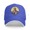 Christ Pantocrator Orthodox Icon Solid Color Baseball Caps Peaked Cap Jesus God Cross Sun Shade Hats Men Women