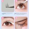 DIY Self-adhesive Lash Clusters Makeup Glue Free Fake Lashes False Eyelash Clusters  Women/Girls