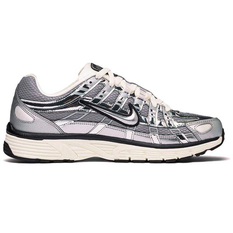 Nike Baskets P-6000 Argent Métallique Homme Voile Noir CN0149-001