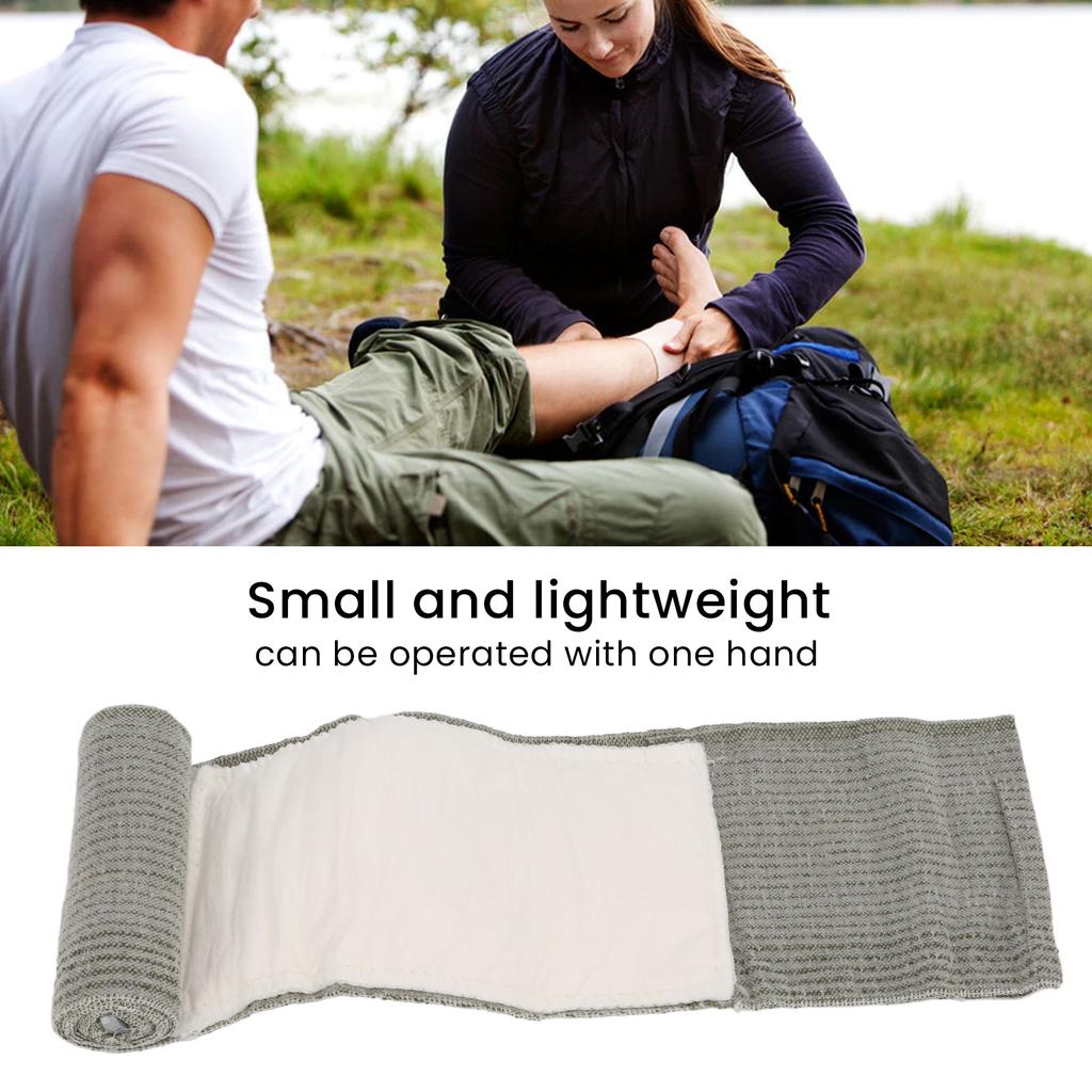Israeli Emergency Bandage One Handed High Elasticity Lightweight Compression Bandage for Hemostatic Control