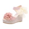 Sommer Frühling 2026 Mode Damen Plateau Keilsandalen Bequem Offene Zehenpartie Rutschfest Große Größen Schuhe für Damen 35-42 Damen Sandalen
