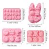DIY Eiform Oster-Eierform Hase Backwerkzeug Silikon-Kuchenform Handgemachte Süßigkeitenform Ostern