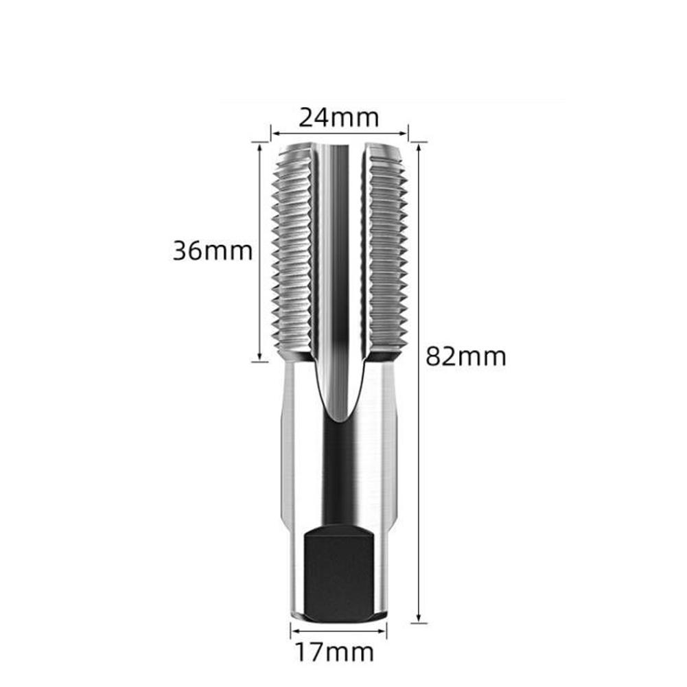 2PCS Water Pipe Screw Extractor 1/2 3/4 Inch Repair Screw Tap Water Pipe Thread Repair Tap Plumbing Damaged Broken Screw Remover