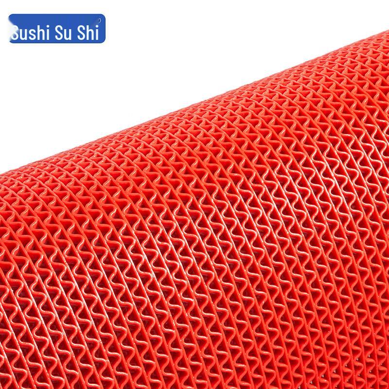 Промышленный дренажный противоскользящий напольный коврик 4.5mm Thick красный