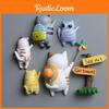 Back Cats Creative View Magnetic Refrigerator Decor For Home And Decor Office