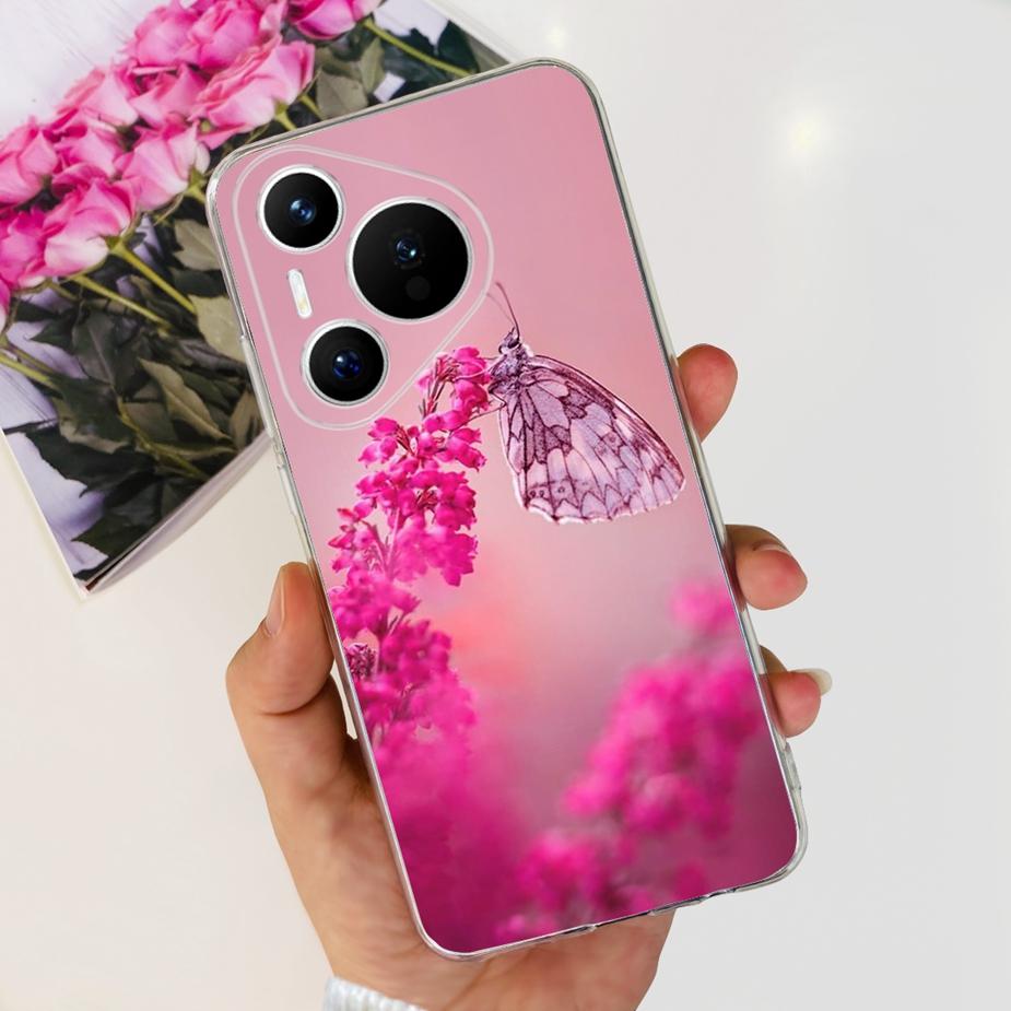 For Huawei Pura 70 Pro Plus Case Stylish Painted Cover Clear Silicone Phone Cases For Huawei Pura 70 Pro Pura70 Pro+ Soft Fundas