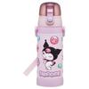 Skater childrens stainless steel water bottle direct drink 480ml Sanrio Kuromi Mashugumi girl 3D three-dimensional print child-friendly lightweight