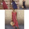 Elegante Kaftano Boho Lungo Senza Maniche Estivo da Donna per la Spiaggia