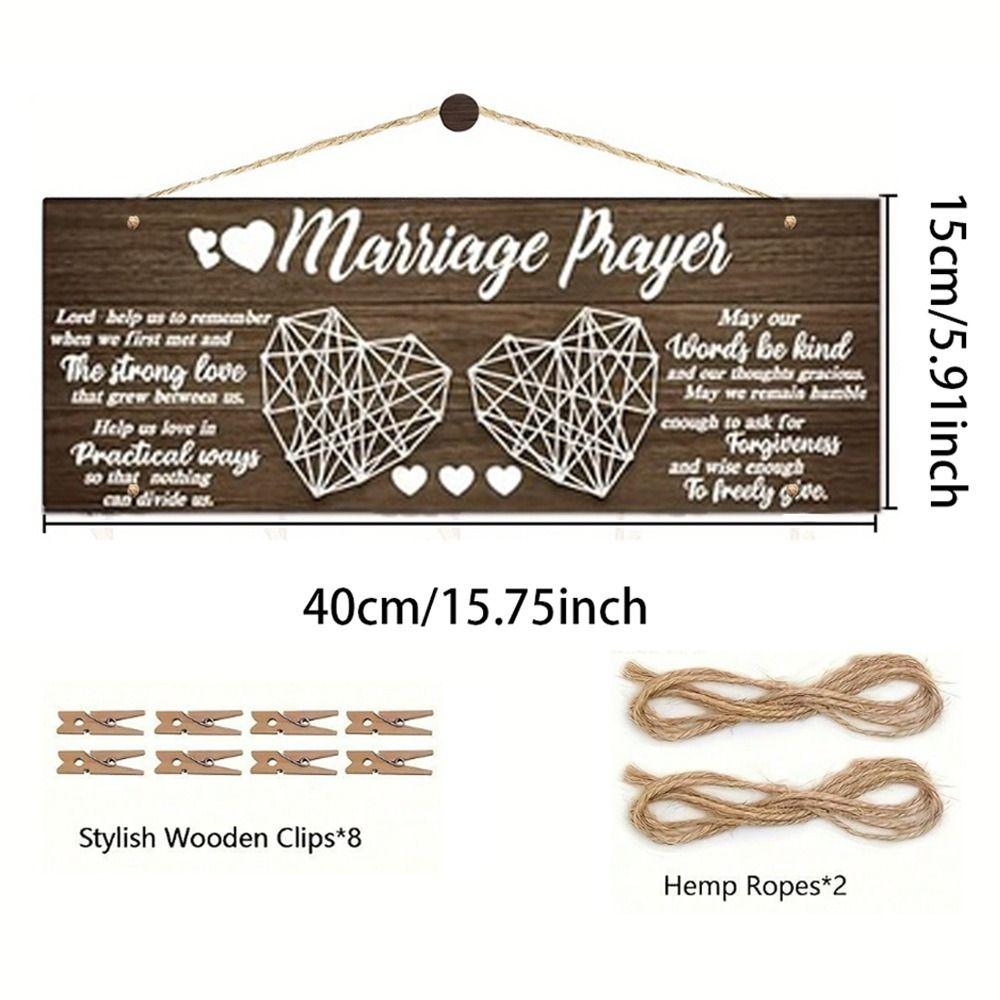 1 Set Exquisite Hanging Photo Folder DIY Wedding Wall Pendant  Valentine's Holiday