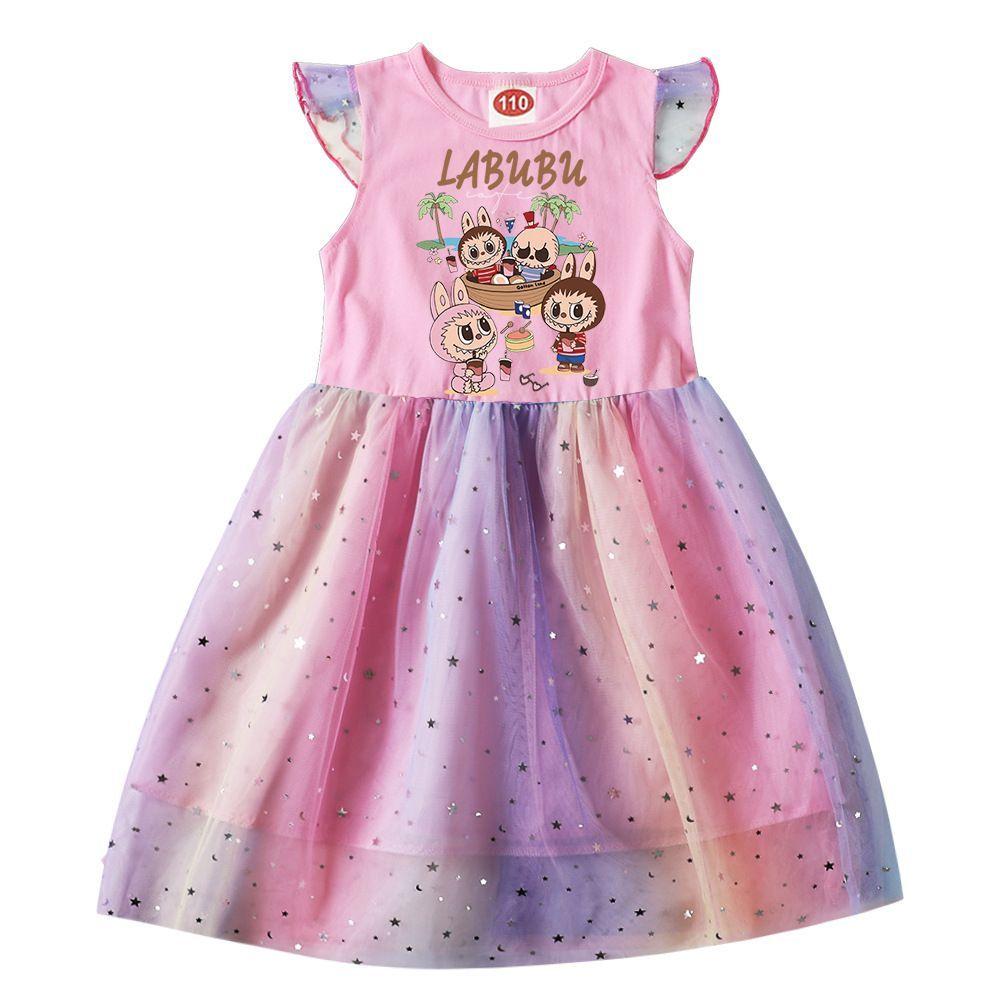 Summer Girls'  Dress, Children's Chiffon Dress, Festival Performance Dress