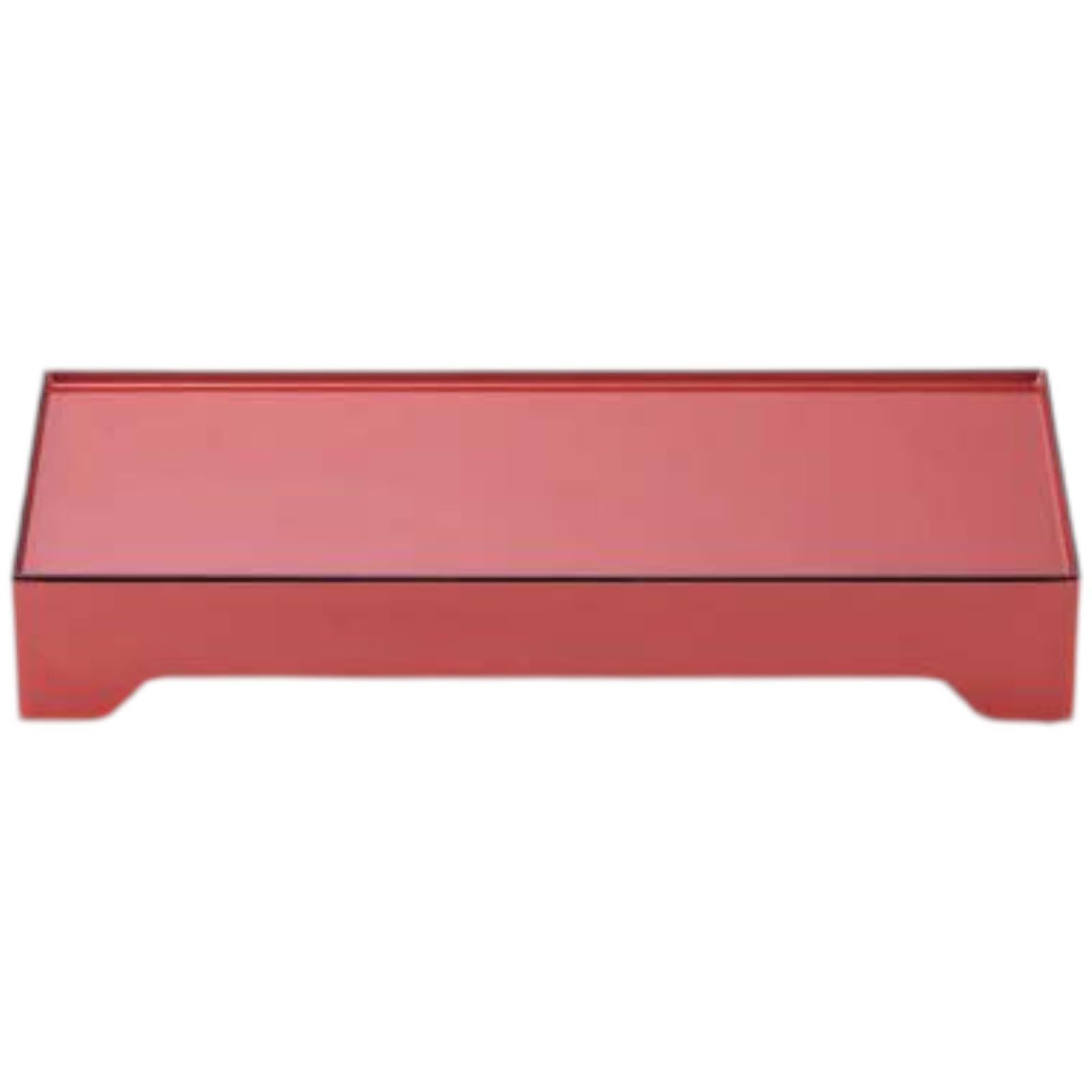 

Премиальные Нигири Суши Суши Сервировочная и Сделано в Японии J-kitchens Тарелка, Двусторонняя Подставка, Полностью Красный Черный, Ударопрочный,