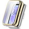 Coque 2 en 1 avec protection d'écran pour Huawei Band 11, Doré