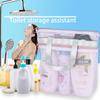 Portable Handheld Toiletries Swimming Beach Zipper Bag, Mesh Shower Caddy Bag Hanging Toiletry And Bath Organizer Two Pockets