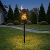 Garden Gifts for Landscaping Lovers Eagle Solar Light, Outdoor Waterproof LED Light with Decorative Stake Lights Stake, Bald Courtyard Lawn